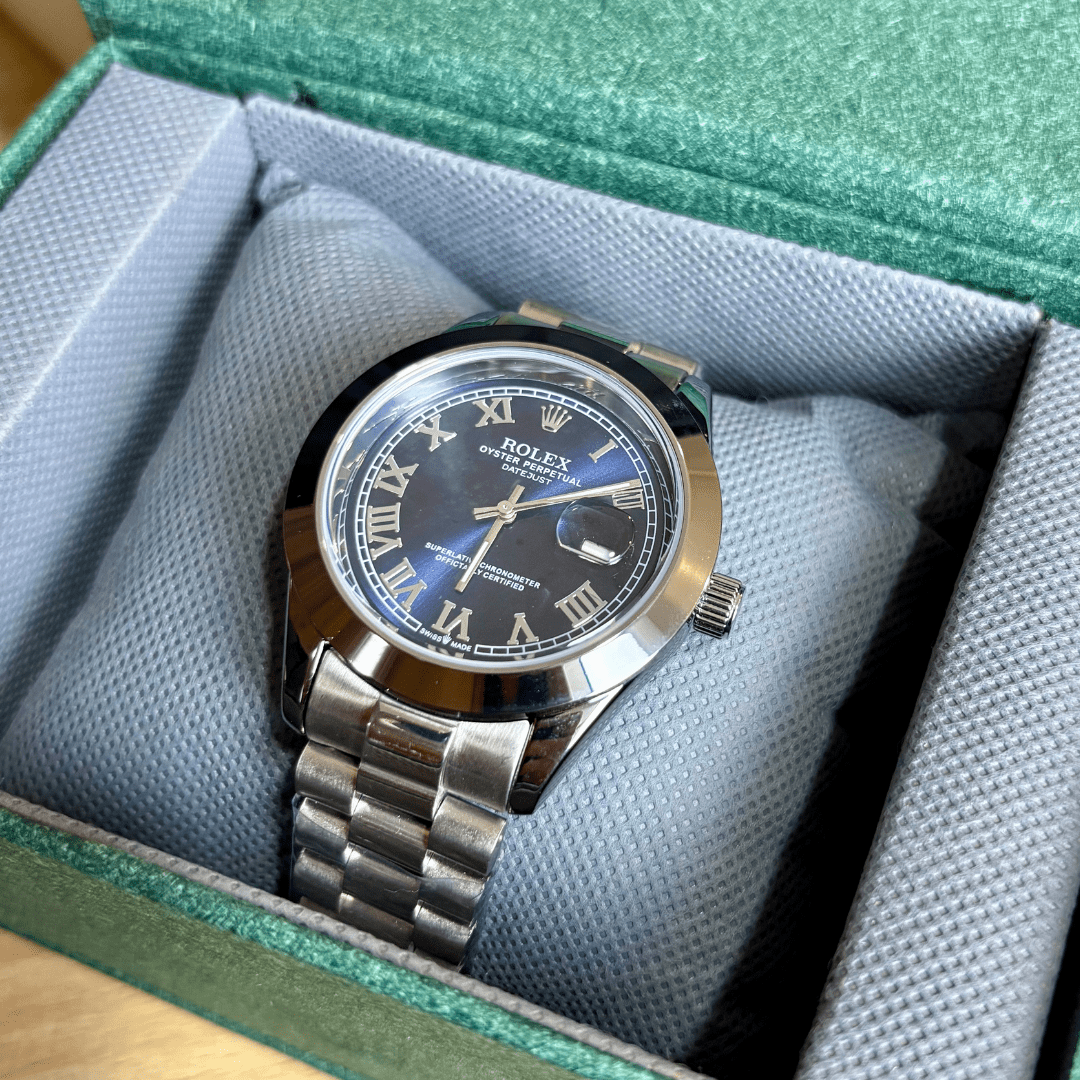 Rlx Datejust - Roman Dial - Navy Blue Dial