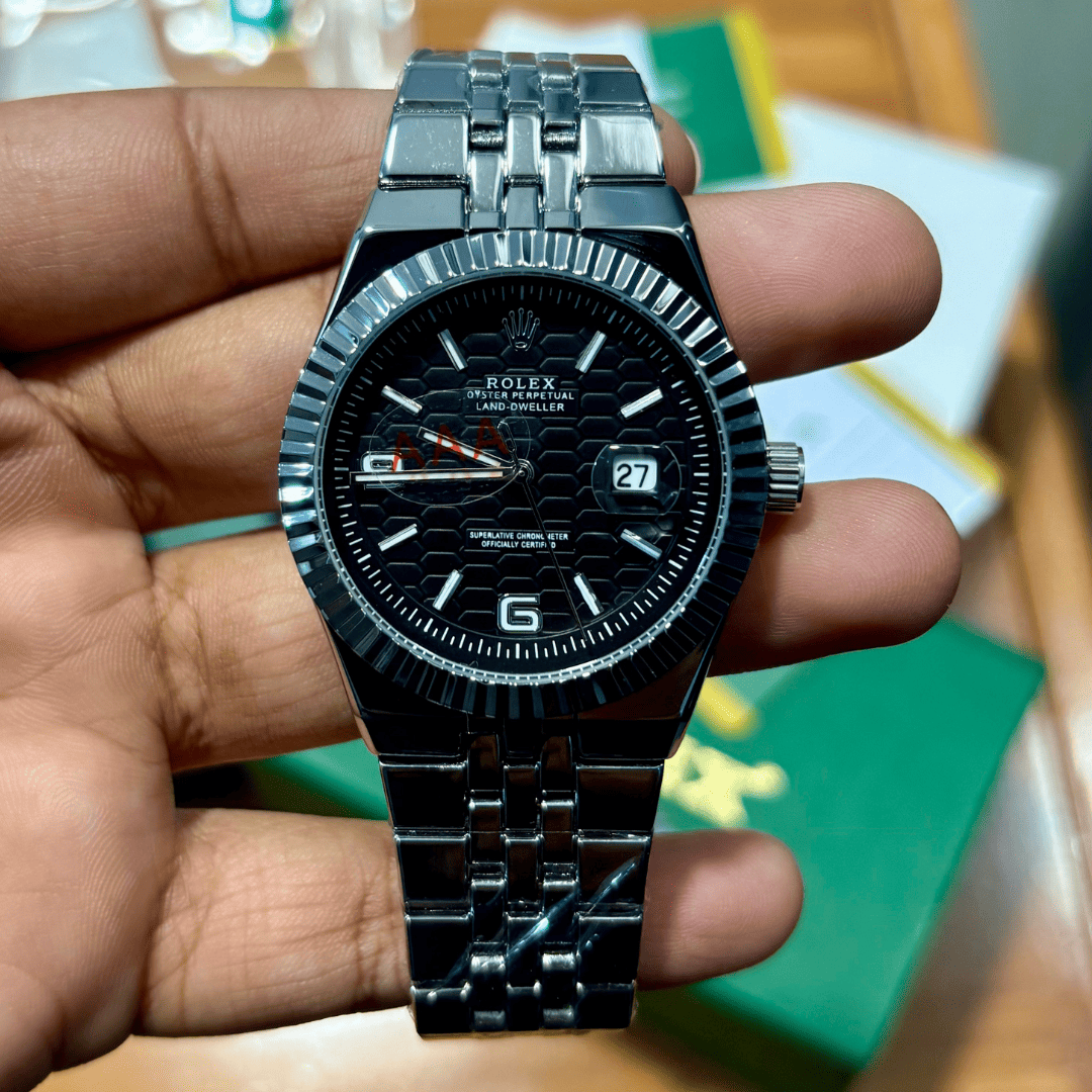 Rlx - Oyster Prepetual - Land Dweller - Black Dial – XEON WATCHES