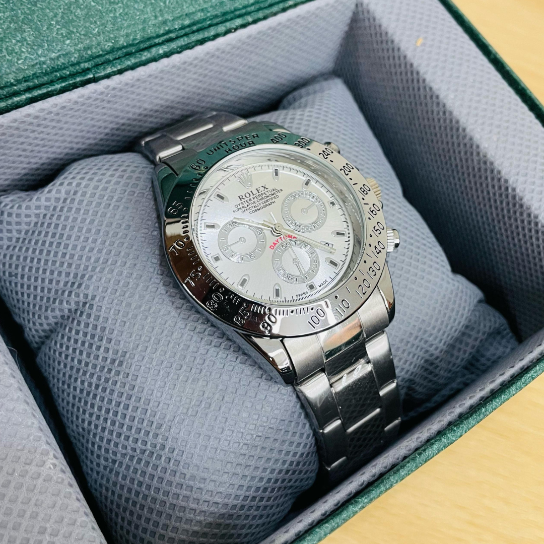 Rlx Daytona - Oyster Chain - Silver