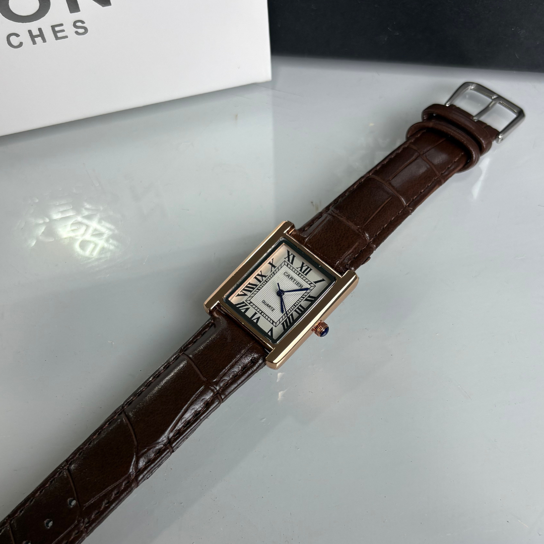 Cartier Tank - White Roman Dial - Slim Dial