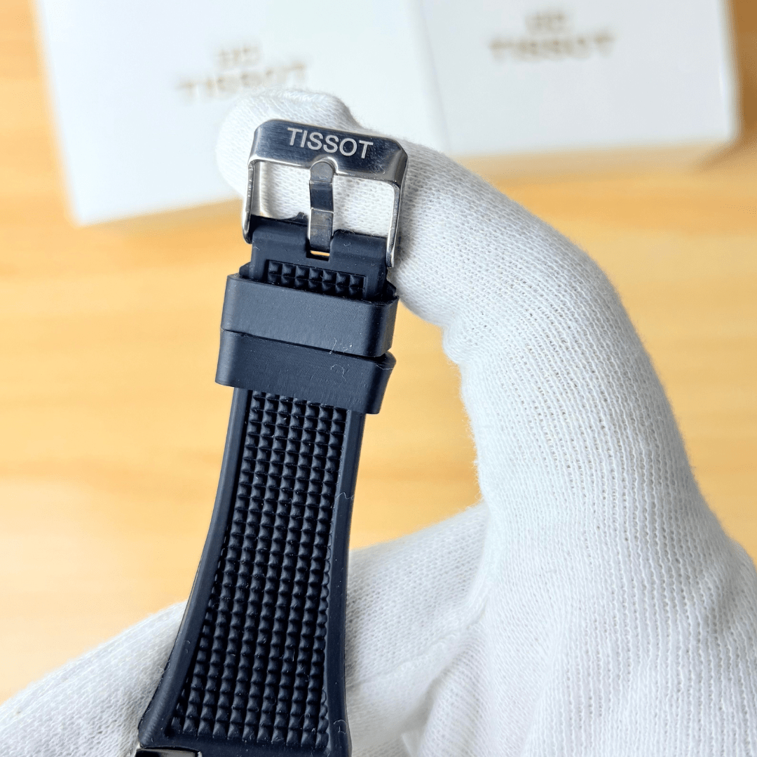 Tissot PRX - Black Dial - Black Rubber Strap