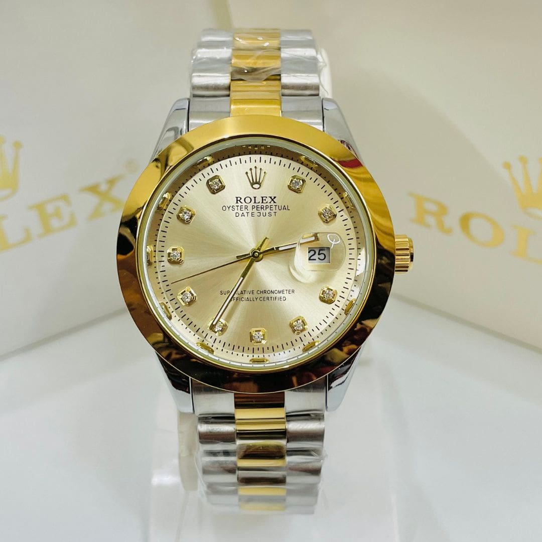Rlx - Stainless Steel - 40mm - Gold Two Tone