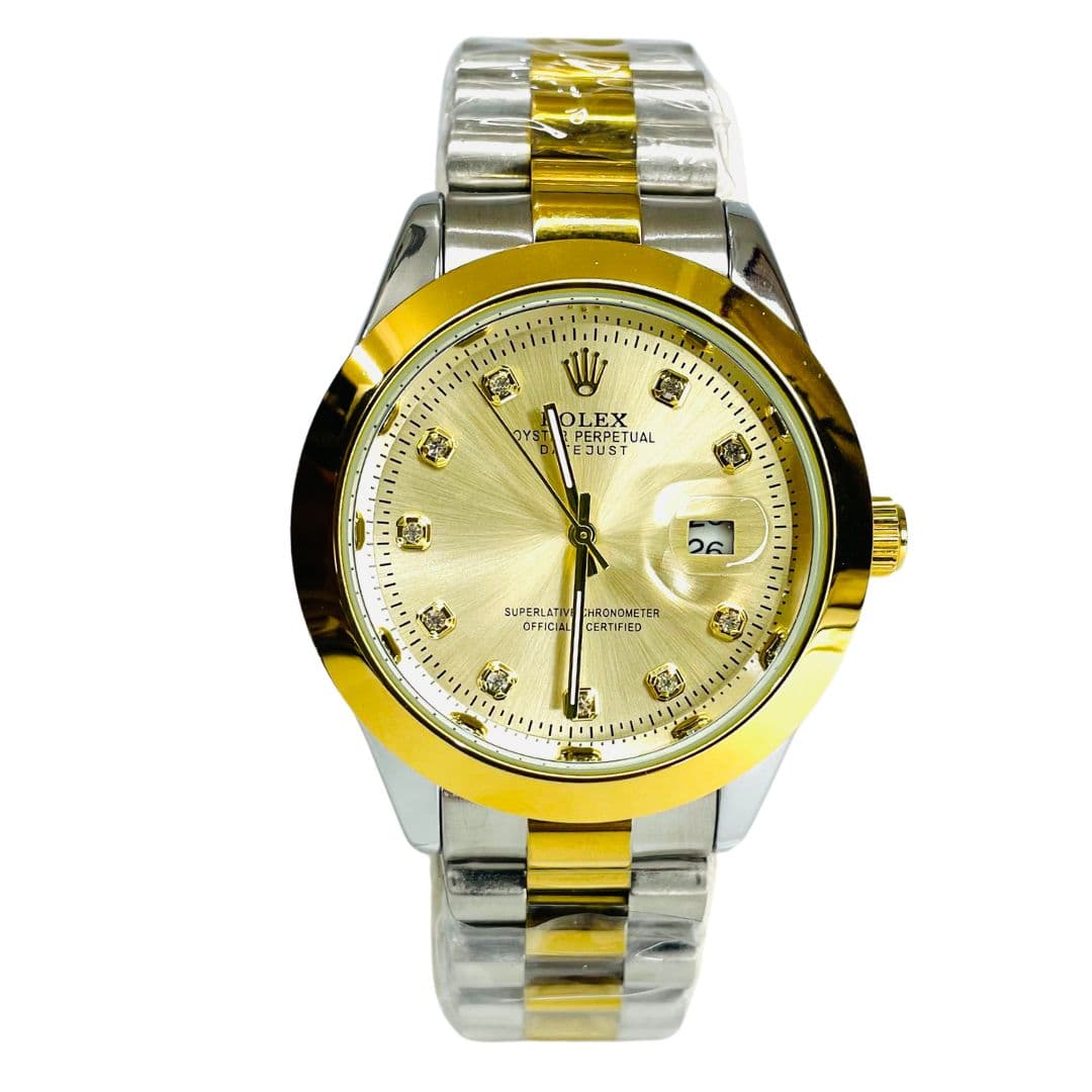 Rlx - Stainless Steel - 40mm - Gold Two Tone