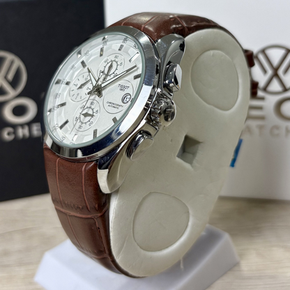 Tissot - 1853 - Chronograph Watch - Brown Straps