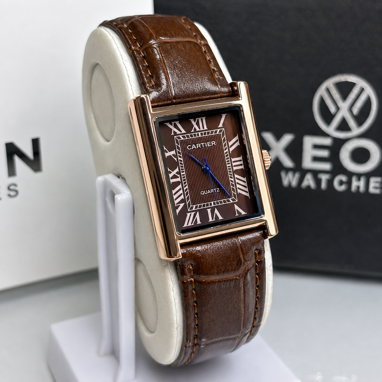 Cartier Tank - Brown Roman Dial -  Slim Dial