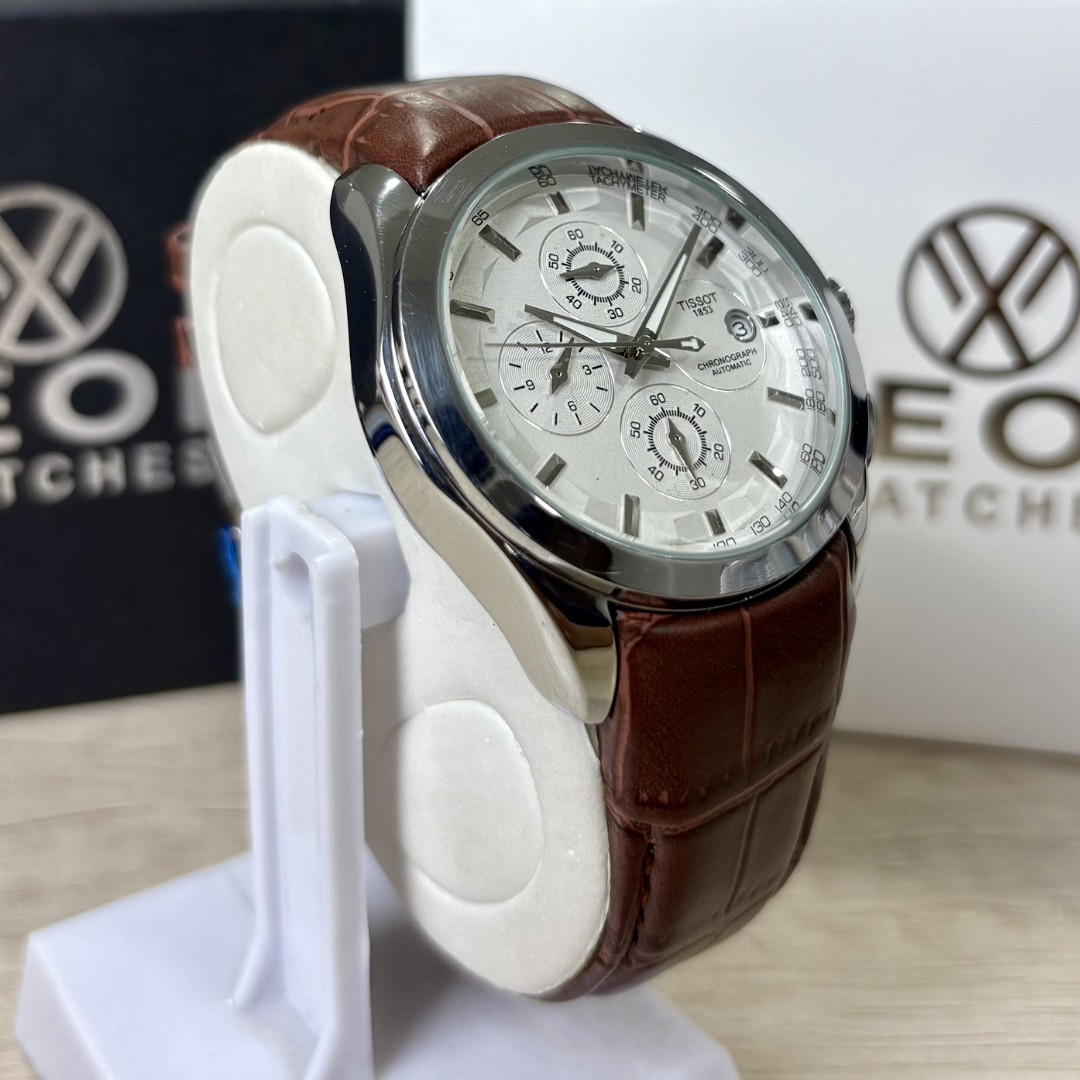 Tissot - 1853 - Chronograph Watch - Brown Straps