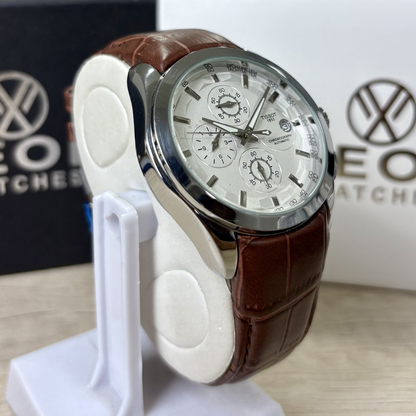 Tissot - 1853 - Chronograph Watch - Brown Straps