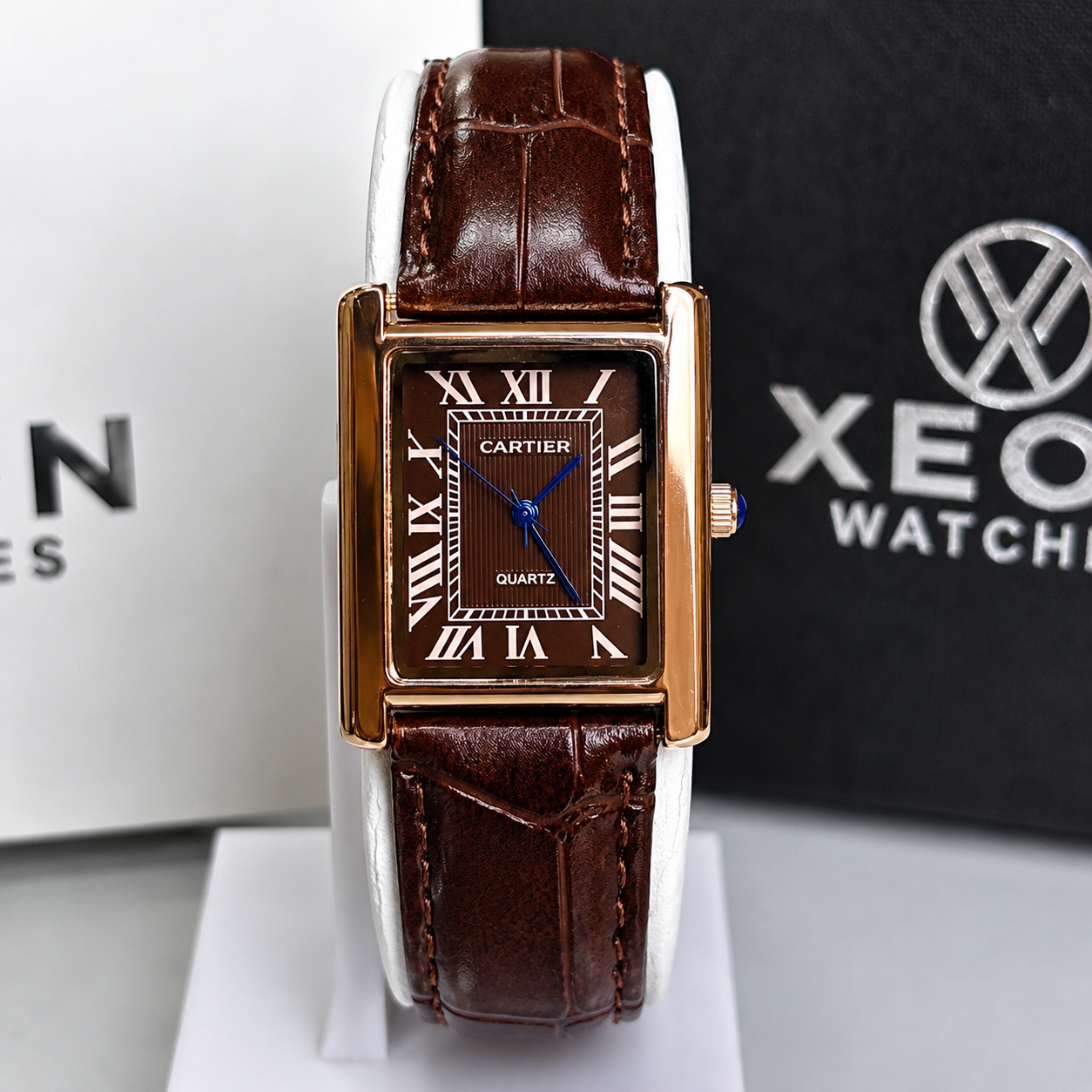 Cartier Tank - Brown Roman Dial -  Slim Dial
