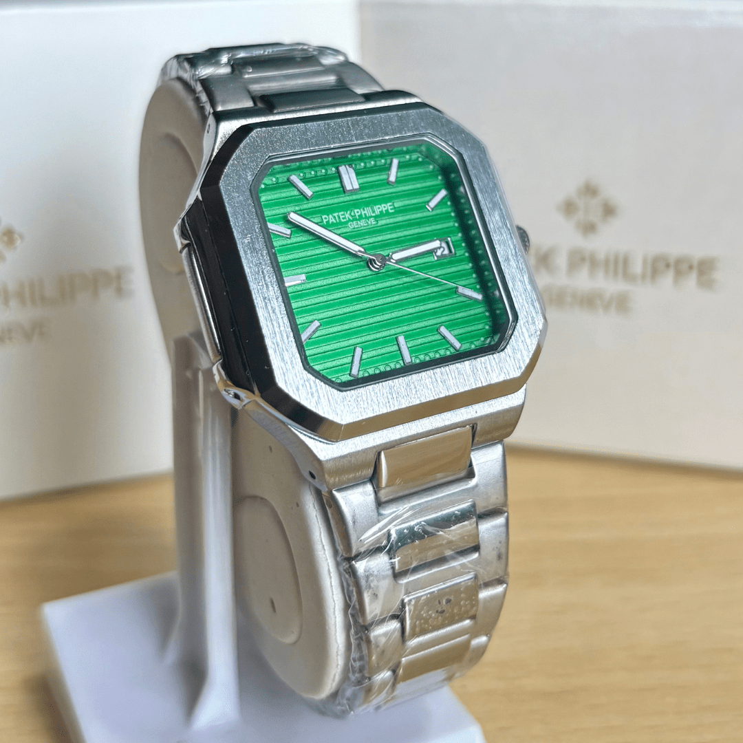 PP Cubitus - Stainless Steel - Green Dial