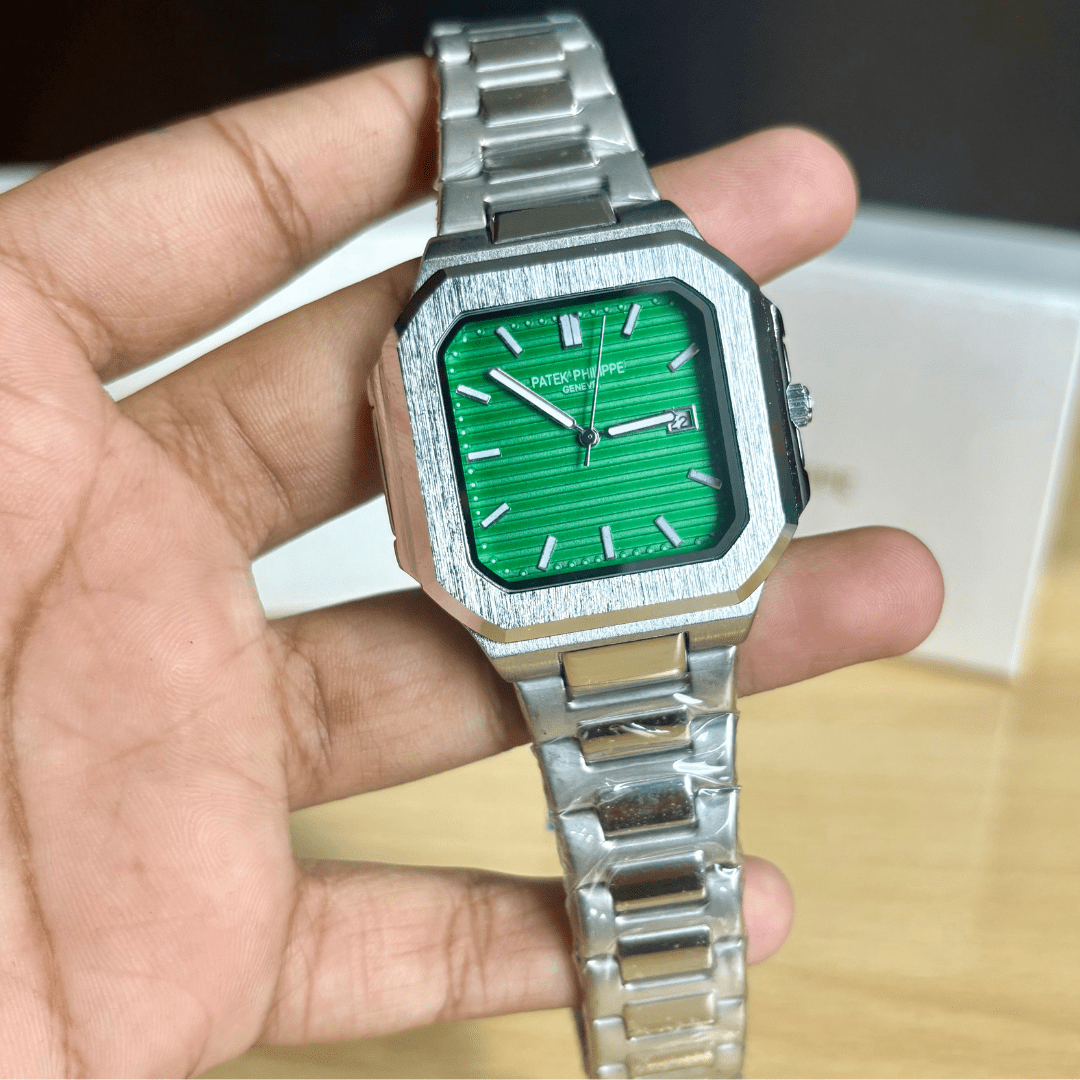 PP Cubitus - Stainless Steel - Green Dial
