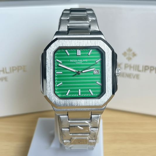 PP Cubitus - Stainless Steel - Green Dial