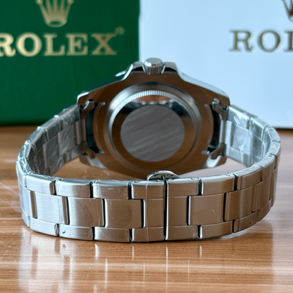 XEON Rlx Explorer II | Oyster Chain | Stainless Steel | Black Dial