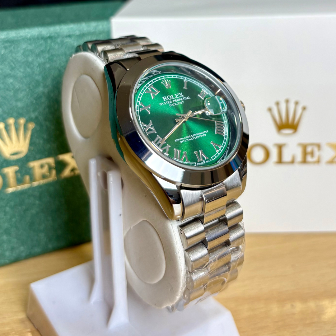Rlx Datejust - Roman Dial - Green Dial