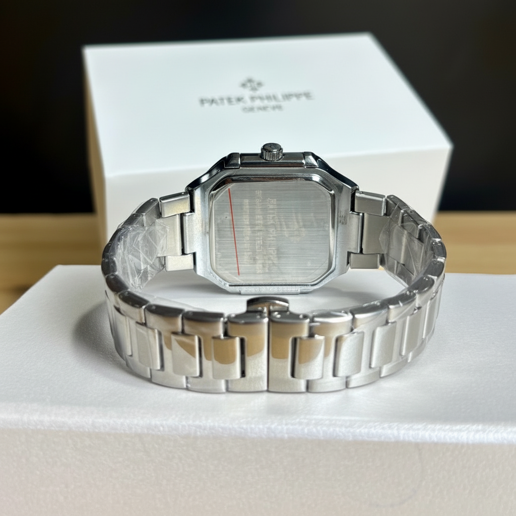 PP Cubitus - Stainless Steel - Navy Blue Dial