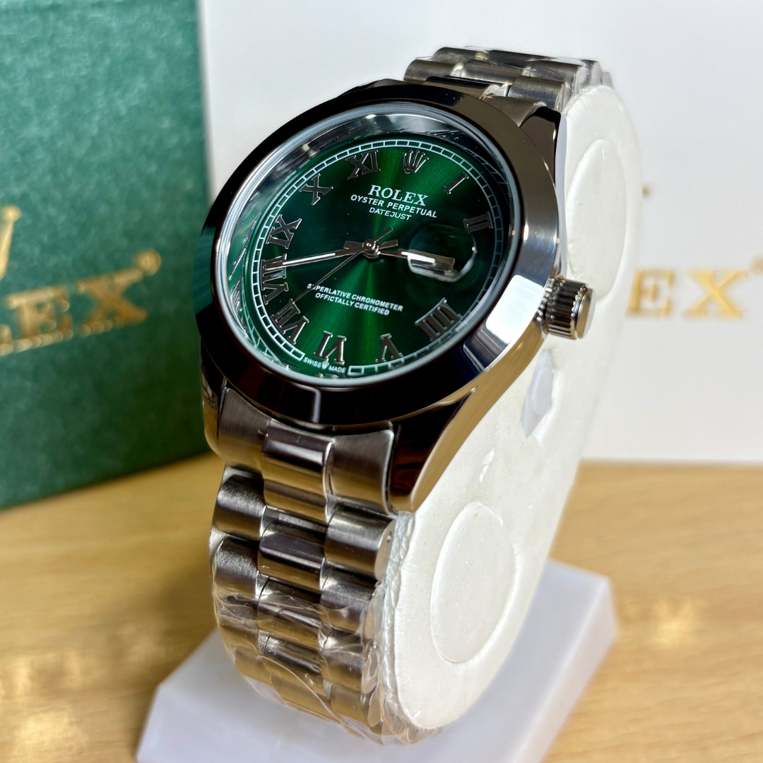 Rlx Datejust - Roman Dial - Green Dial
