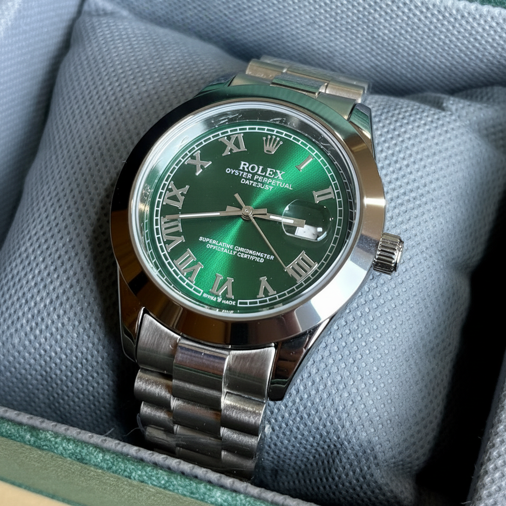 Rlx Datejust - Roman Dial - Green Dial