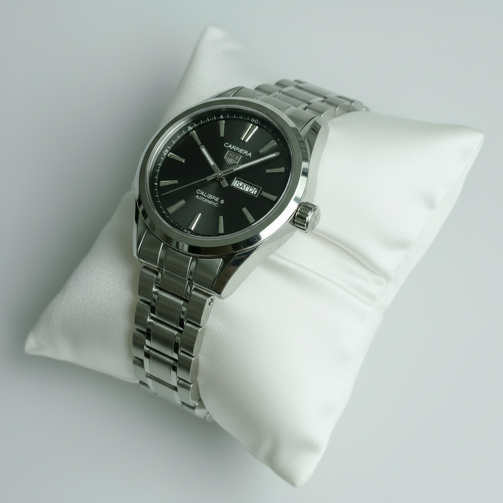 Tag Heuer Carrera - Calibre 5 - Stainless Steel - Black Dial