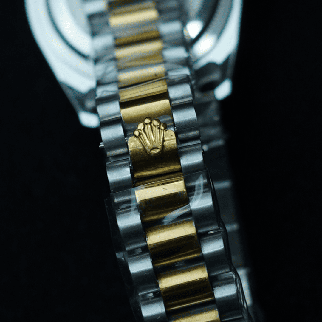 Rlx - Day-Date - Two Tone - Black Dial