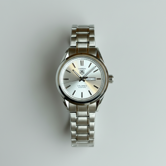 Tag Heuer Carrera - Calibre 5 - Stainless Steel - Silver Dial
