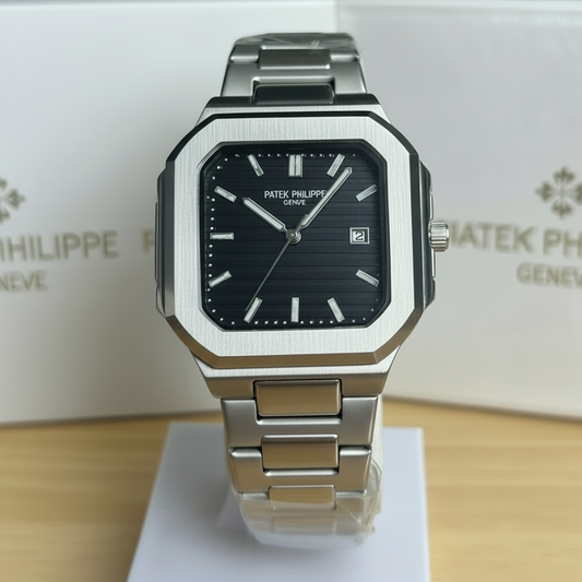 PP Cubitus - Stainless Steel - Black Dial