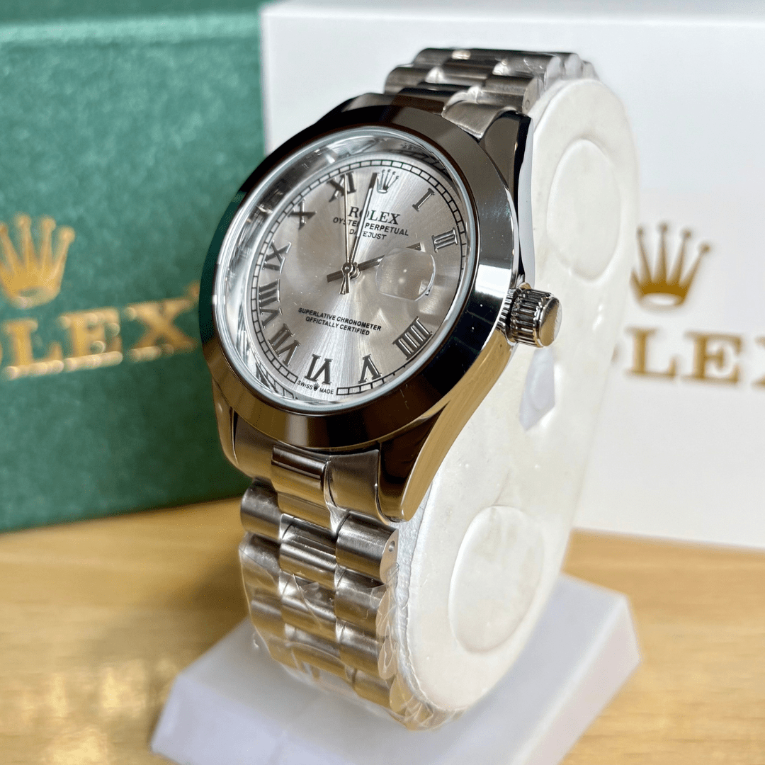Rlx Datejust - Roman Dial - Silver Dial