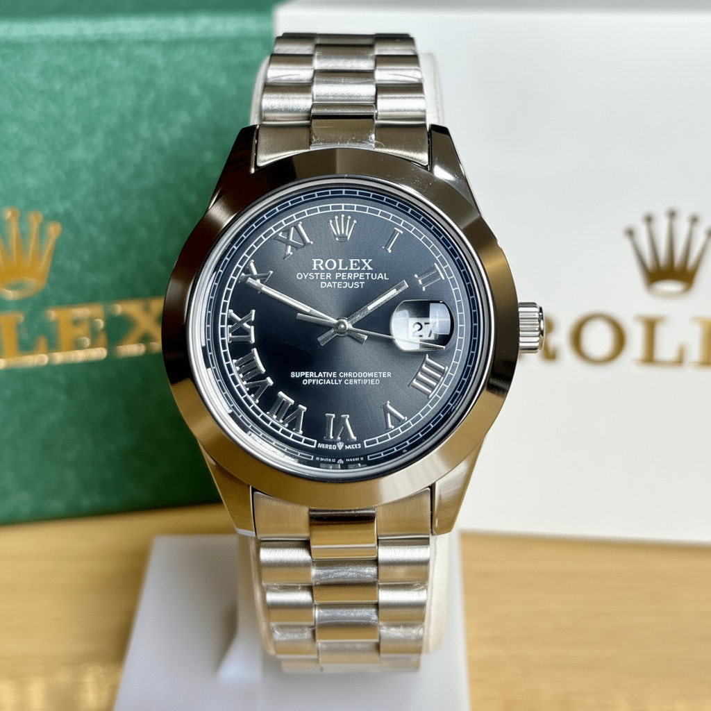 Rlx Datejust - Roman Dial - Black Dial