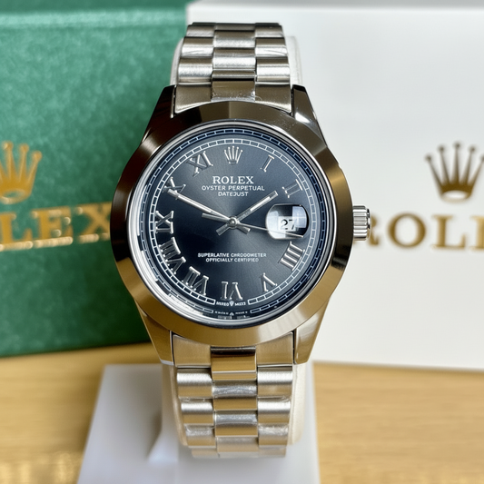 Rlx Datejust - Roman Dial - Black Dial