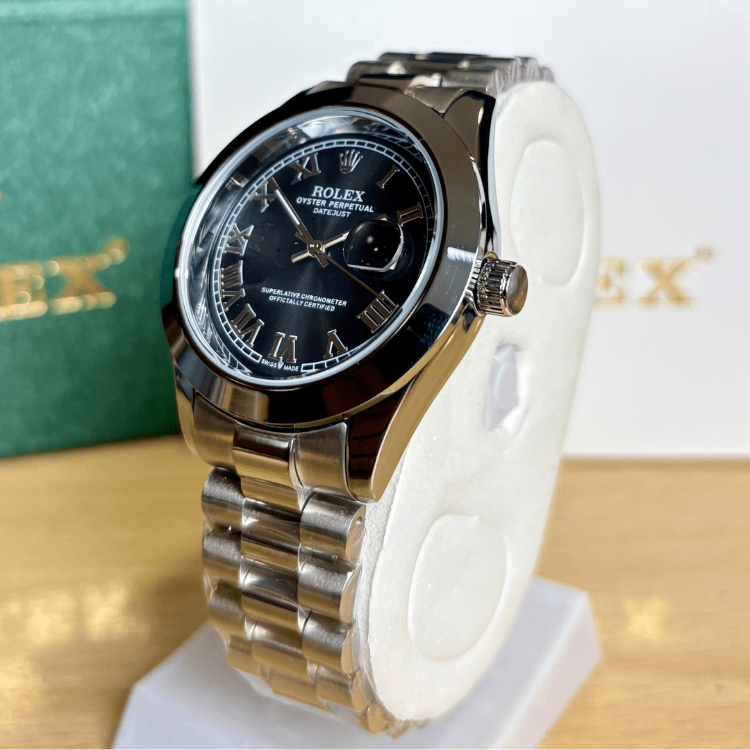 Rlx Datejust - Roman Dial - Black Dial