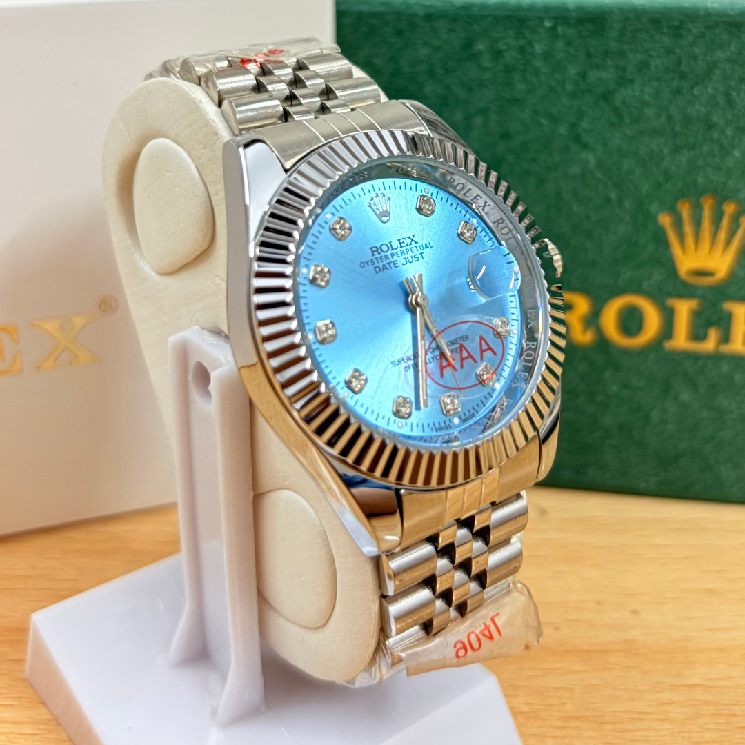 Rlx DateJust - 40mm - Fluted Bezel - Tiffany