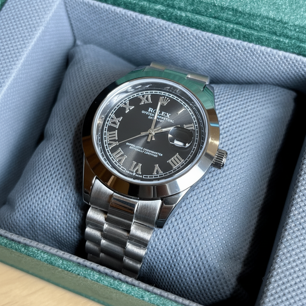 Rlx Datejust - Roman Dial - Black Dial