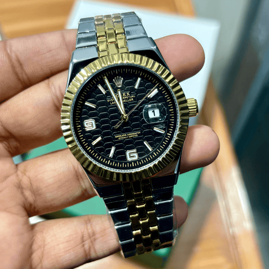 Rlx - Oyster Prepetual - Land Dweller - Two Tone - Black Dial