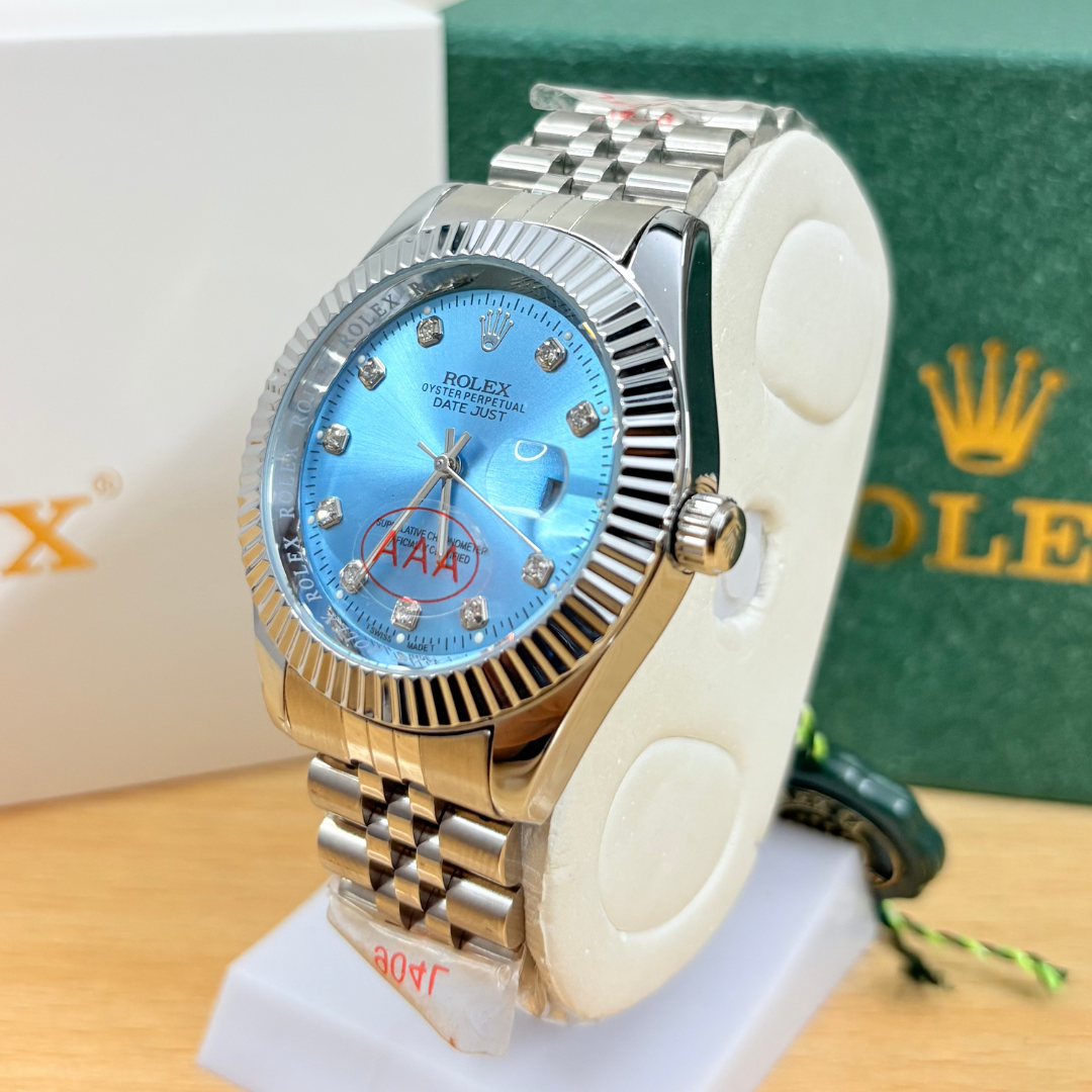 Rlx DateJust - 40mm - Fluted Bezel - Tiffany