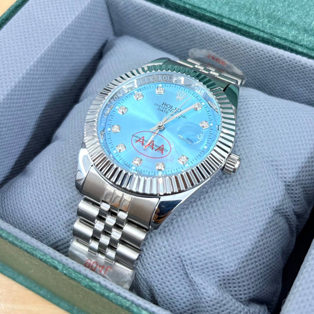 Rlx DateJust - 40mm - Fluted Bezel - Tiffany
