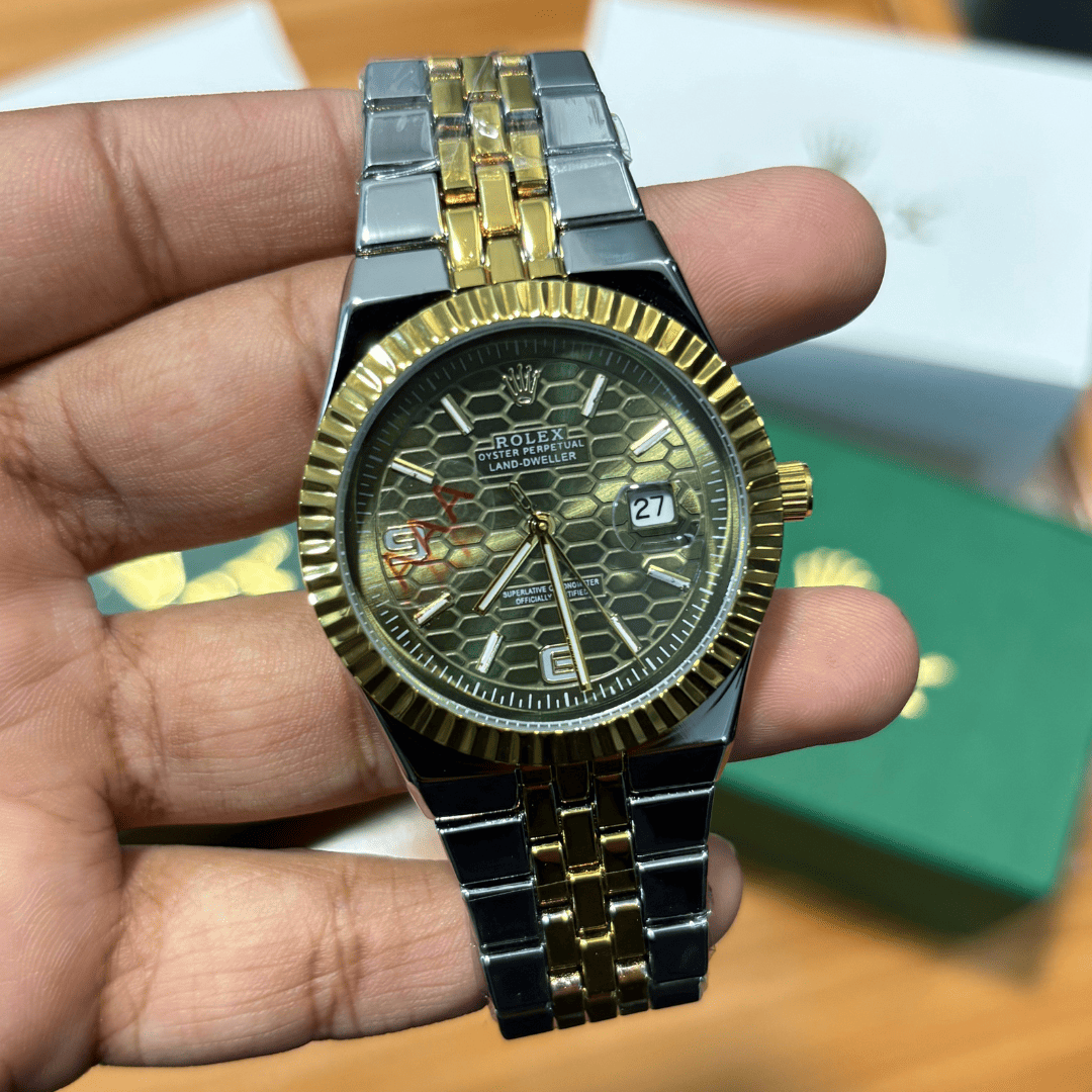 Rlx - Oyster Prepetual - Land Dweller - Two Tone - Olive Green Dial