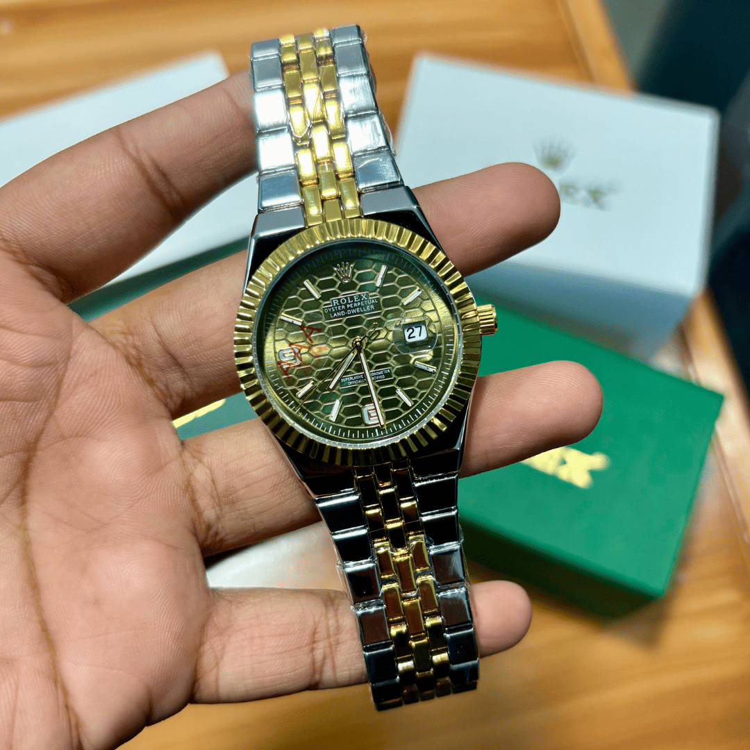 Rlx - Oyster Prepetual - Land Dweller - Two Tone - Olive Green Dial