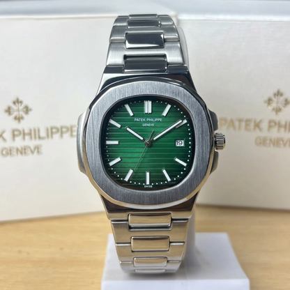PP Nautilus - Stainless Steel - Green Dial