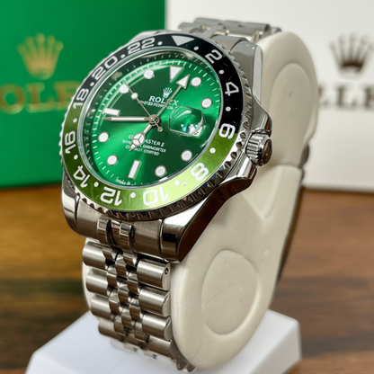 Rlx GMT Master - 40mm - Stainless Steel - Sprite Jubilee Green Dial