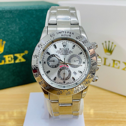 Rlx Daytona - Oyster Chain - Silver