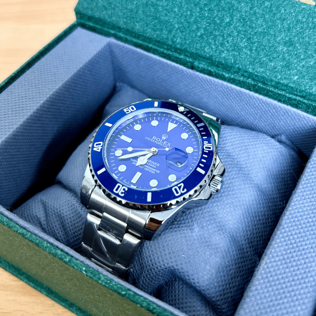 Rlx Submariner - 40mm - Stainless Steel - Smurf