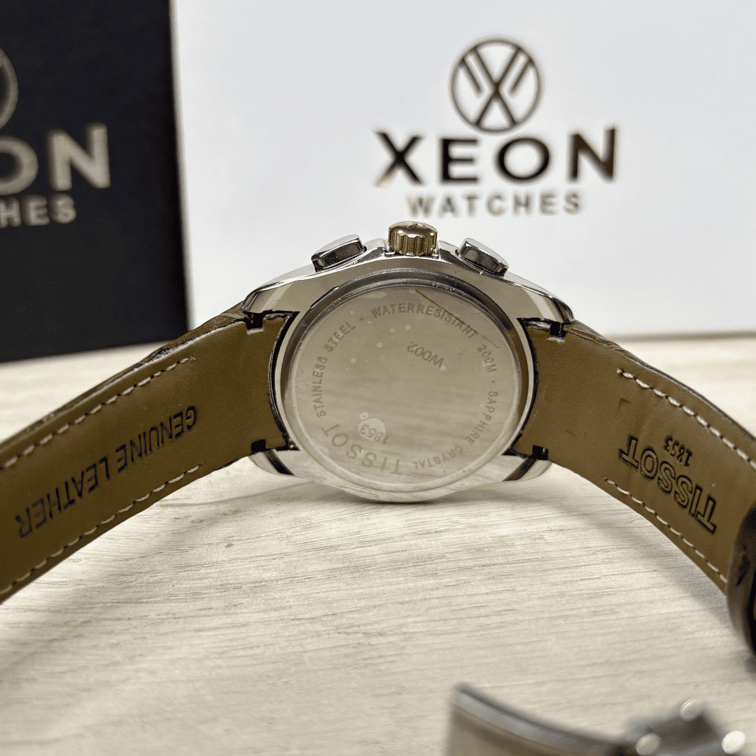 Tissot - 1853 - Chronograph Watch - Two Tone -Brown Straps