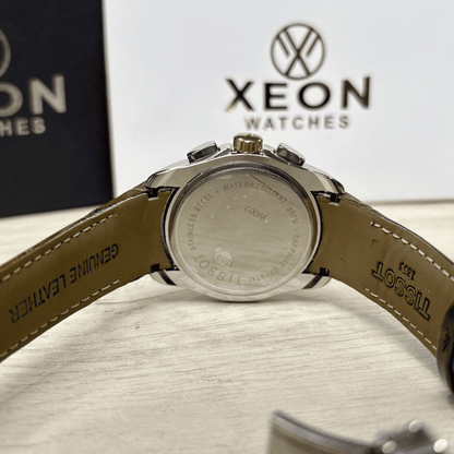 Tissot - 1853 - Chronograph Watch - Two Tone -Brown Straps