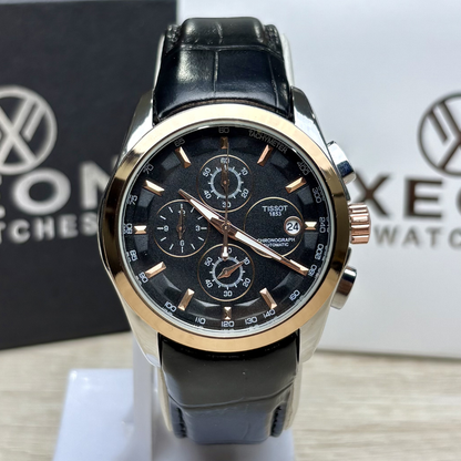 Tissot - 1853 - Chronograph Watch - Two Tone - Black Straps