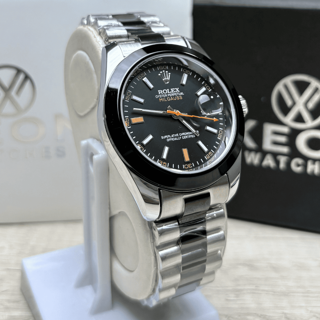 Rlx Milgauss - Stainless Steel - Two Tone Black Dial