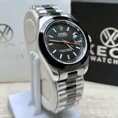 Rlx Milgauss - Stainless Steel - Two Tone Black Dial