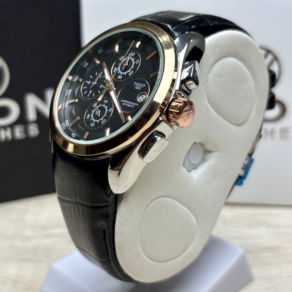 Tissot - 1853 - Chronograph Watch - Two Tone - Black Straps