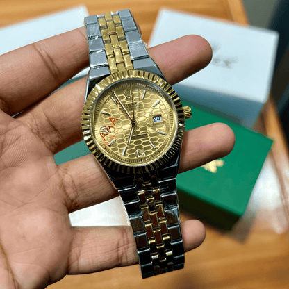Rlx - Oyster Prepetual - Land Dweller - Two Tone - Golden Dial