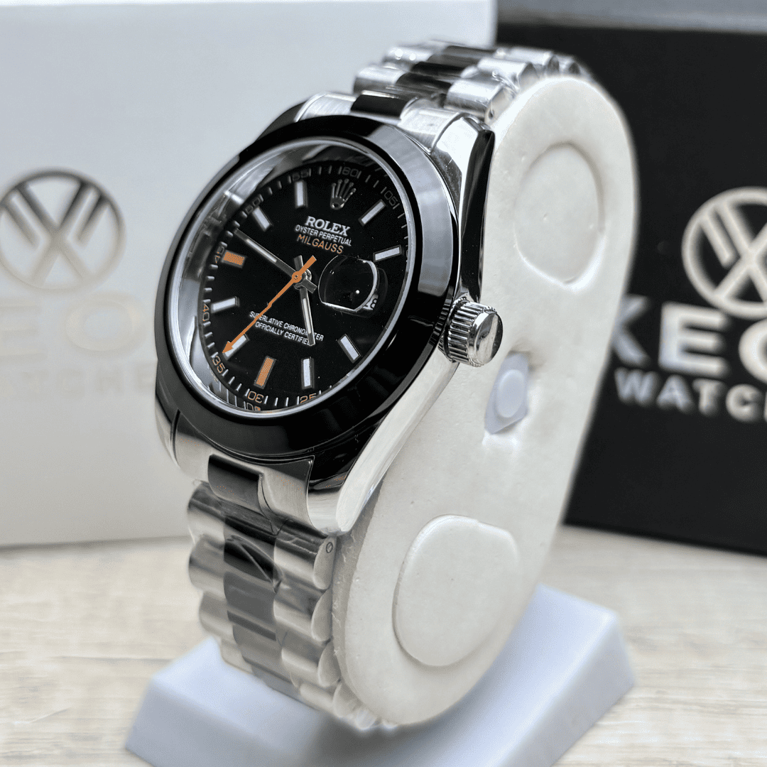 Rlx Milgauss - Stainless Steel - Two Tone Black Dial