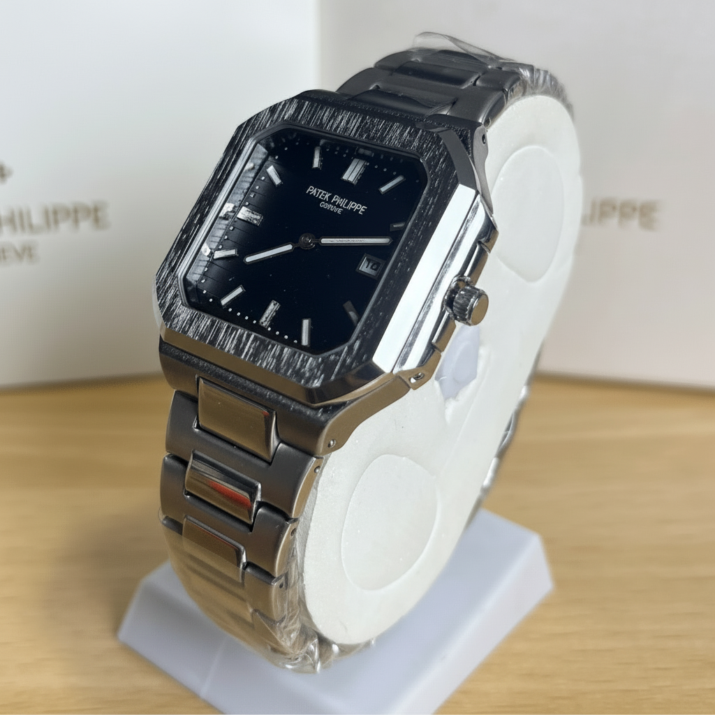 PP Cubitus - Stainless Steel - Black Dial