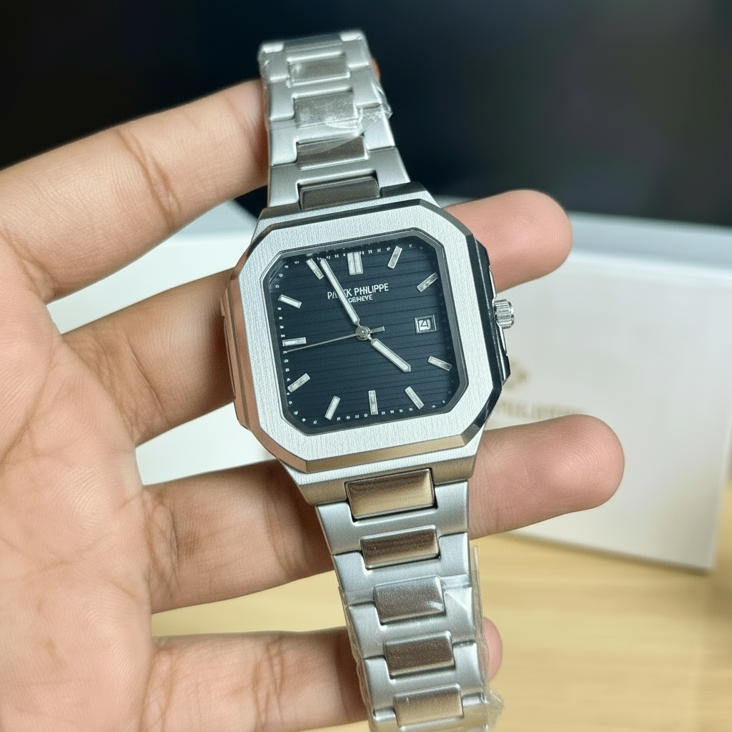 PP Cubitus - Stainless Steel - Black Dial