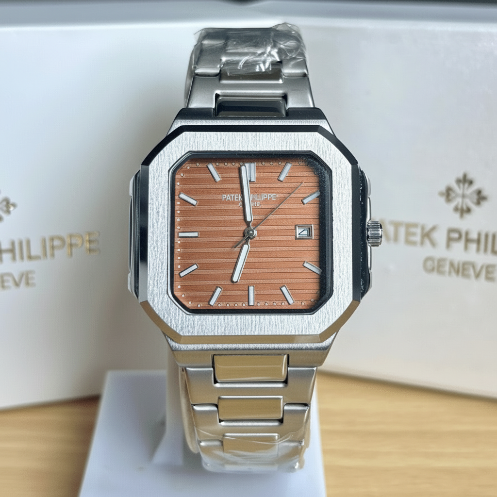 PP Cubitus - Stainless Steel - Brown Dial